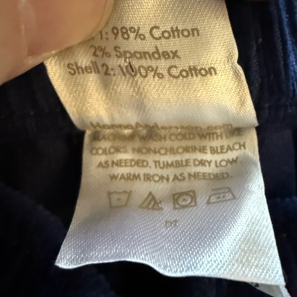 Hanna Andersson Ripstop Pants in Stretch Corduroy 6-7 Years - Picture 7 of 9